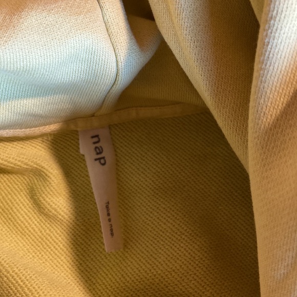 NAP Oversized hoodie jacket in bright spring green. - Picture 8 of 8